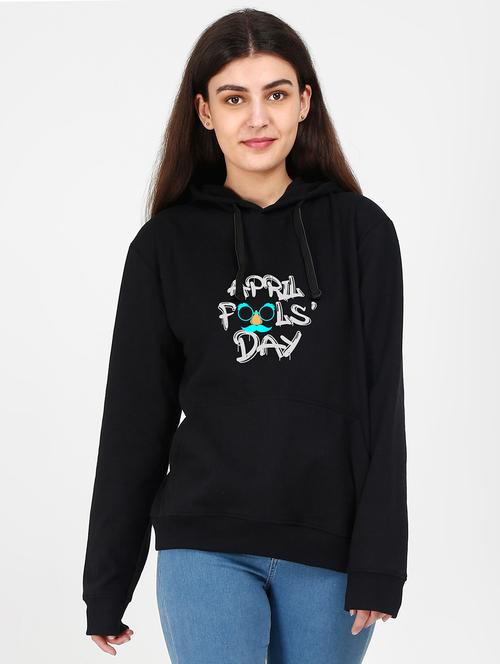 hooded neck graphic  sweatshirt - 17971509 - Very Small Image - 1