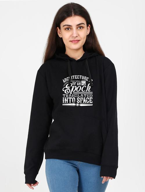 hooded neck graphic  sweatshirt - 17971516 - Very Small Image - 1