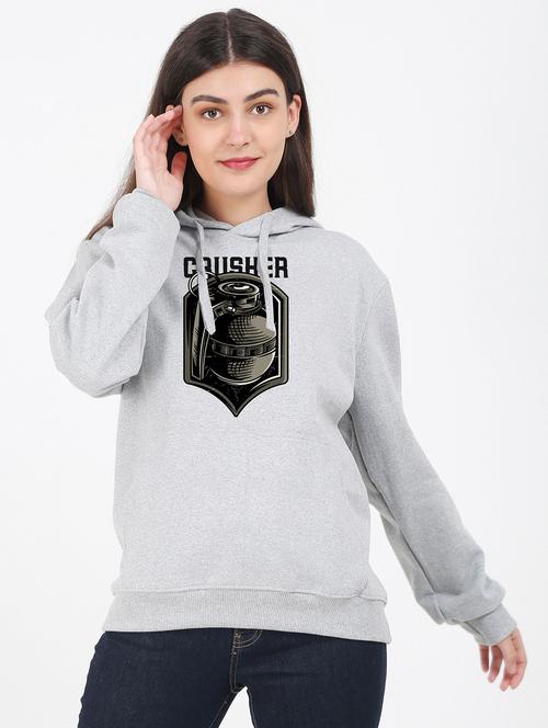 hooded neck graphic sweatshirt - 17971658 - Very Small Image - 1