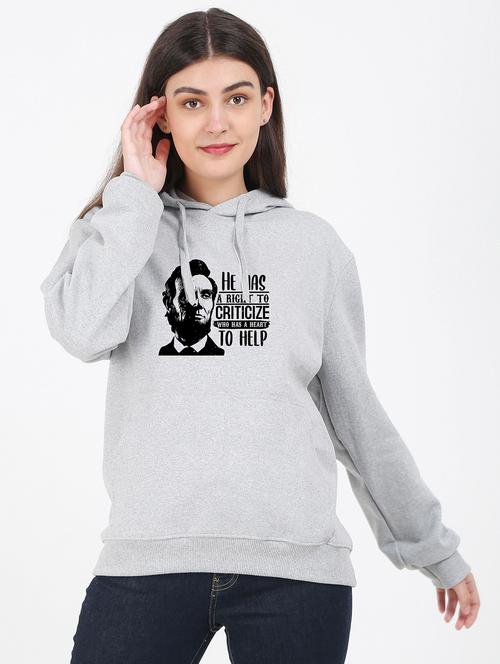 hooded neck graphic sweatshirt - 17971769 - Very Small Image - 1