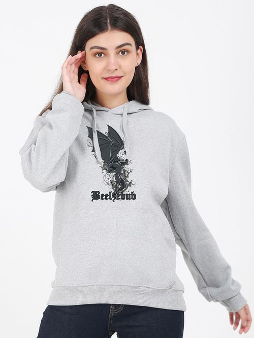 hooded neck graphic sweatshirt - 17972123 - Very Small Image - 1