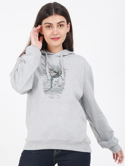 hooded neck graphic sweatshirt - 17972152 - Very Small Image - 1
