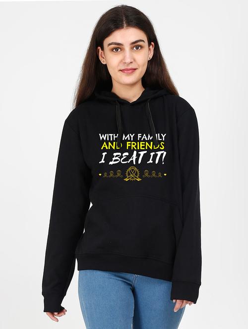 hooded neck graphic sweatshirt - 17972338 - Very Small Image - 1