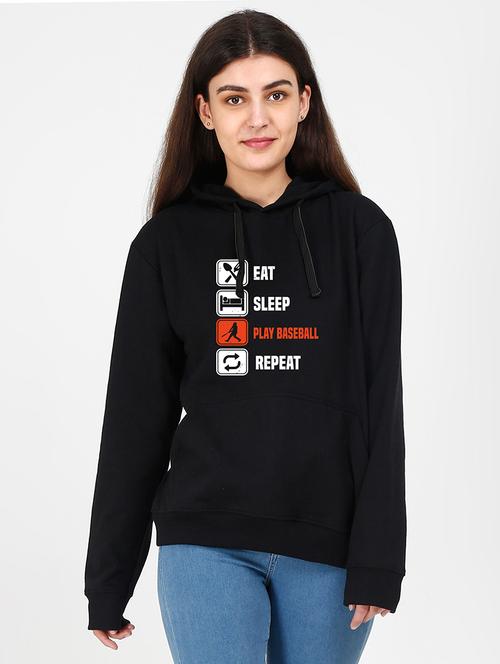 hooded neck graphic sweatshirt - 17972433 - Very Small Image - 1