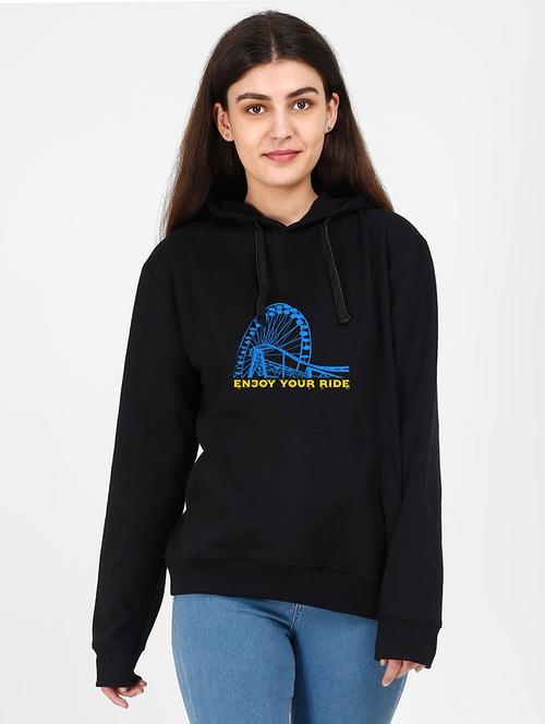 hooded neck graphic sweatshirt - 17972436 - Very Small Image - 1