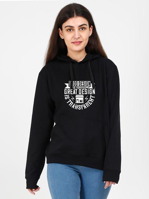hooded neck graphic sweatshirt - 17972459 - Very Small Image - 1