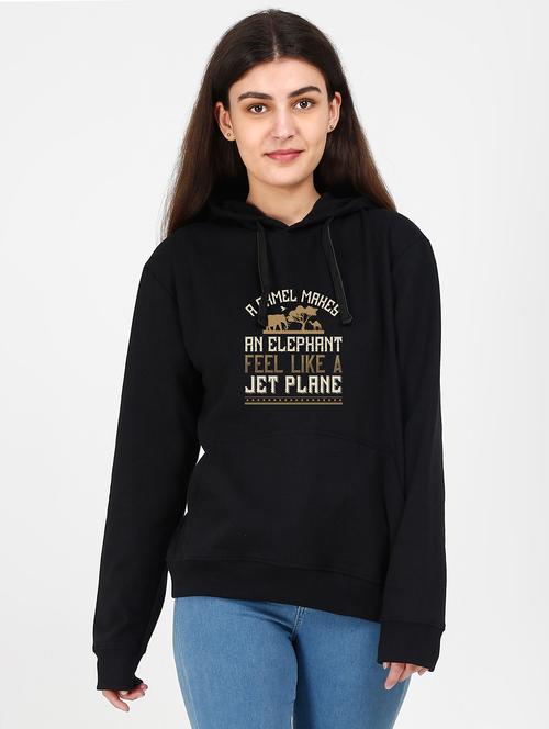 hooded neck graphic sweatshirt - 17972765 - Very Small Image - 1