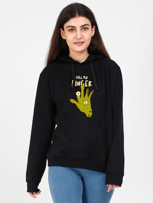 hooded neck graphic sweatshirt - 17972914 - Very Small Image - 1