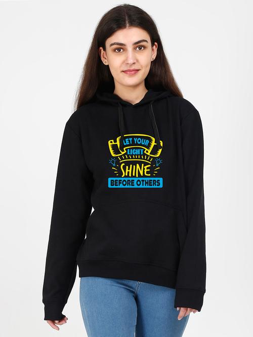 hooded neck graphic sweatshirt - 17973025 - Very Small Image - 1