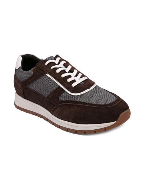 brown leather sport shoes - 17976026 - Very Small Image - 1