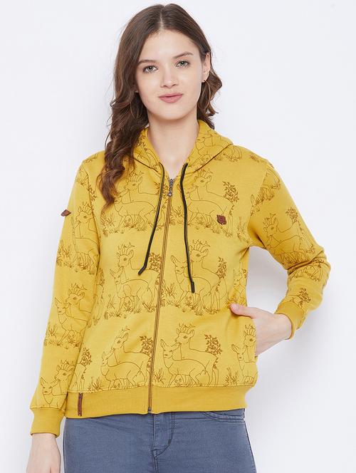 hooded neck printed sweatshirt - 17976115 - Very Small Image - 1