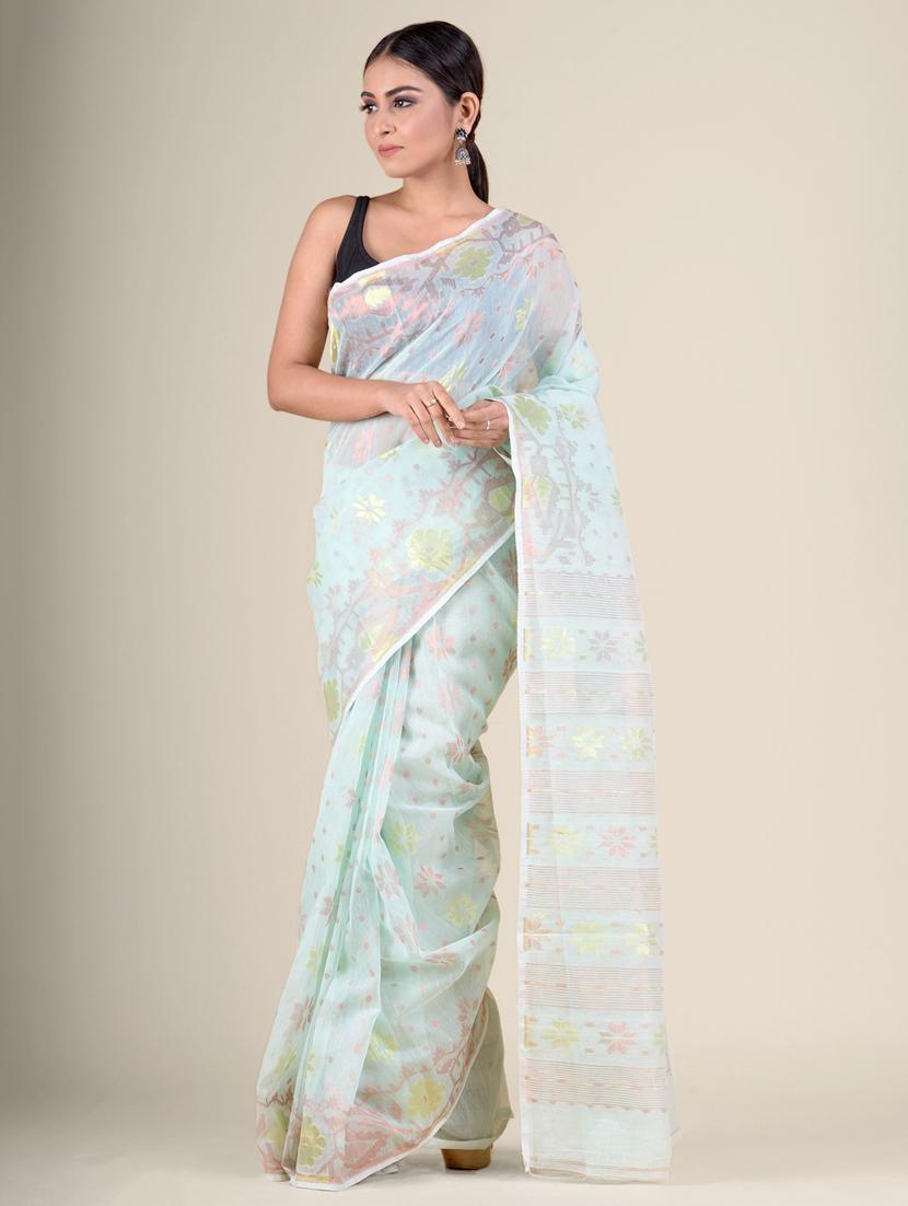 women self design jamdani saree - 17976213 - Standard Image - 2