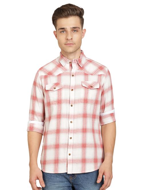 red checkered casual shirt - 17977451 - Very Small Image - 1
