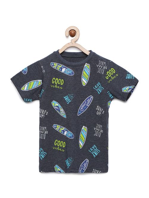 round neck graphic  t-shirt - 17977712 - Very Small Image - 1