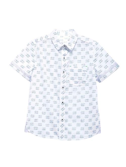 white printed  shirt - 17978109 - Very Small Image - 1