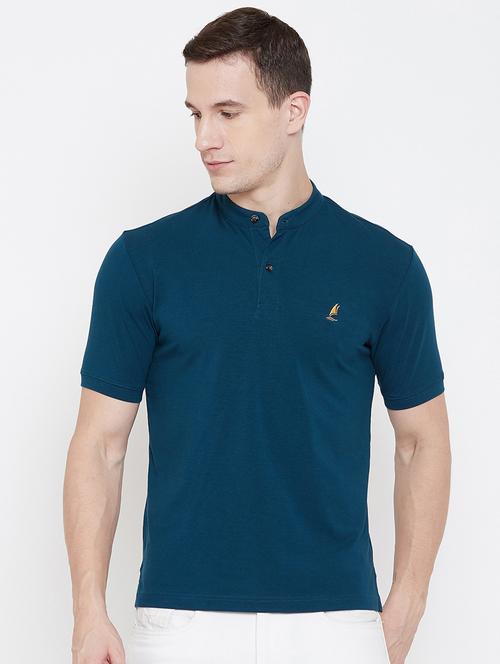 teal solid t-shirt - 17978223 - Very Small Image - 1