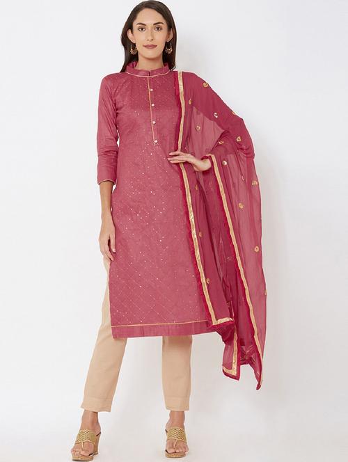 embroidered unstitched suit set  - 17979008 - Very Small Image - 1