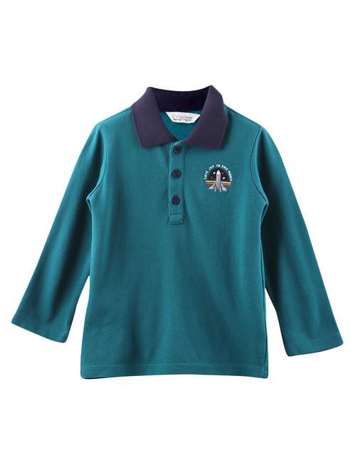 polo neck solid t-shirt - 17979261 - Very Small Image - 1