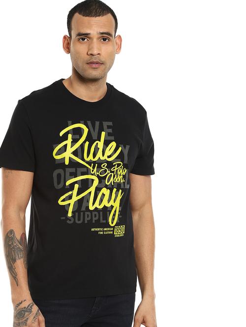 black printed t-shirt - 17982114 - Very Small Image - 1