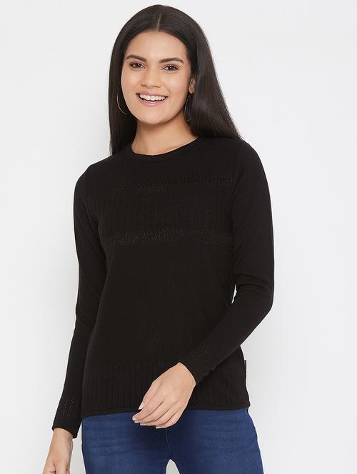 Round Neck Printed Pullover - 17984291 - Very Small Image - 1