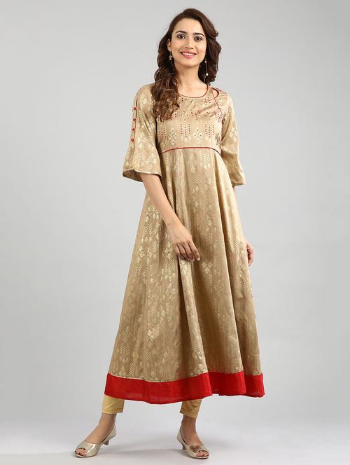 women's flared kurta - 17985078 - Very Small Image - 1