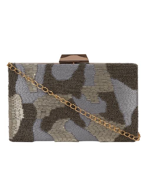 grey cotton box clutch - 17986602 - Very Small Image - 1