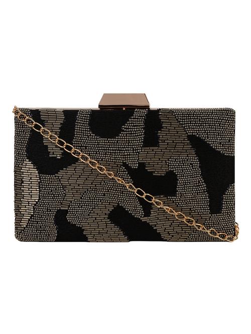 black cotton box clutch - 17986603 - Very Small Image - 1