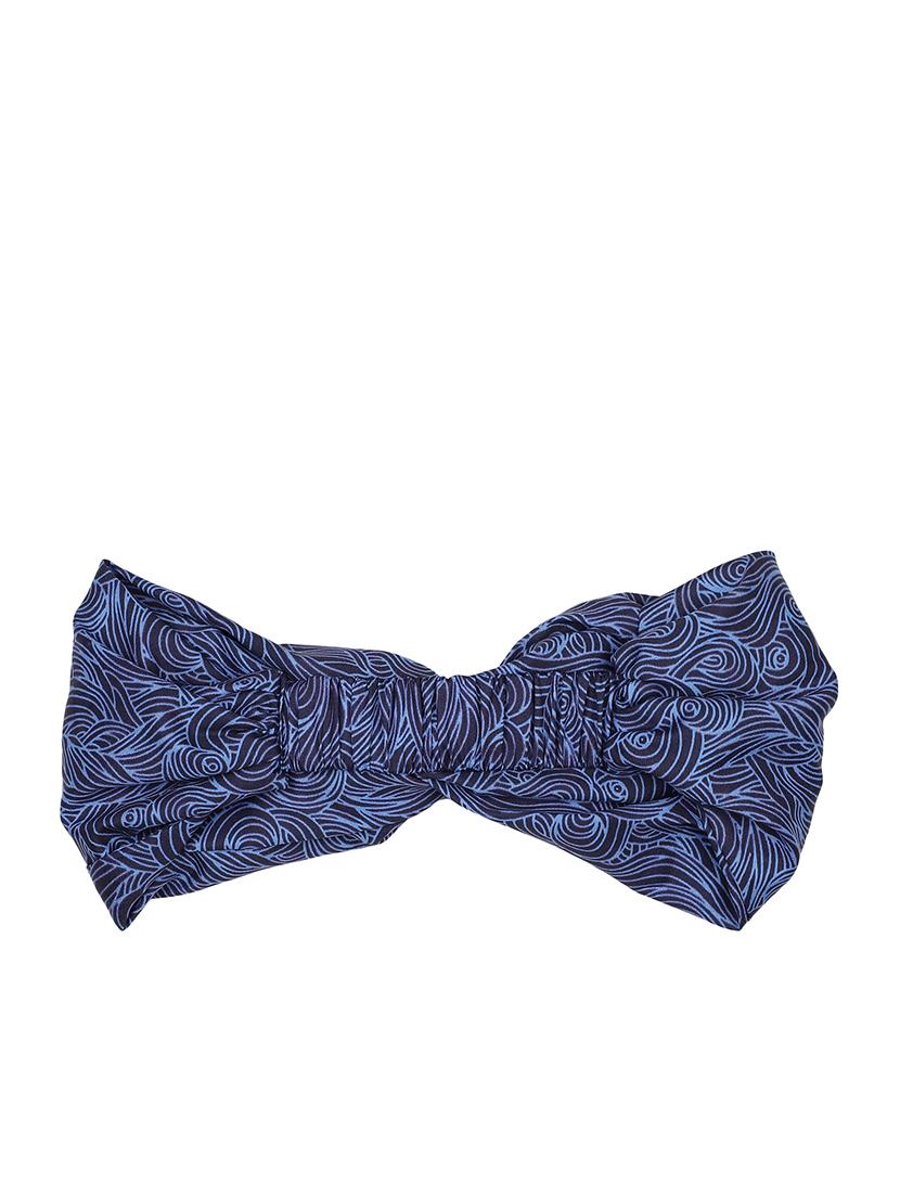 blue printed viscose headband and scrunchy combo pack - 17987259 - Standard Image - 3