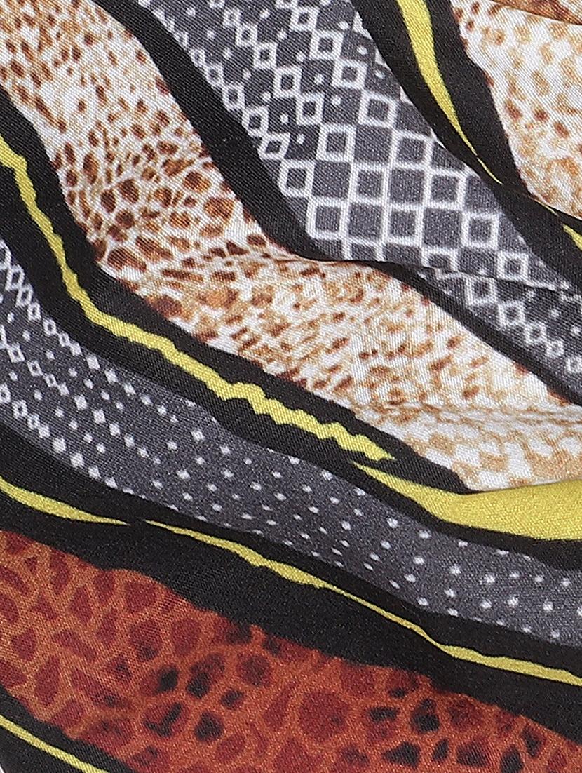 multi-color printed viscose knot design headband - 17987273 - Zoom Image - 3