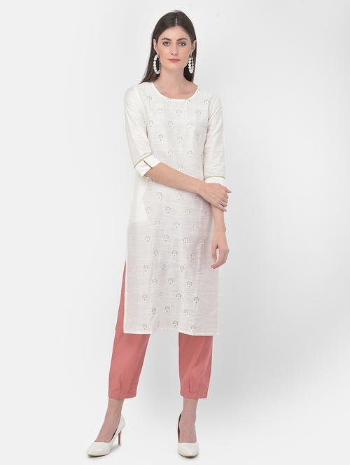 women's straight kurta - 17989567 - Very Small Image - 1