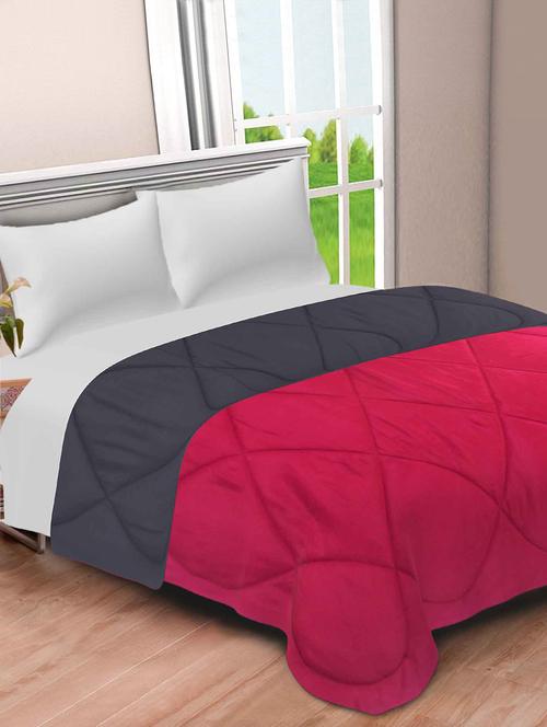 red-grey double bed comforter - 17989710 - Very Small Image - 1
