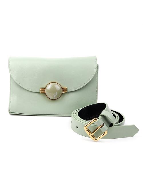 green solid regular sling bag - 17990744 - Very Small Image - 1