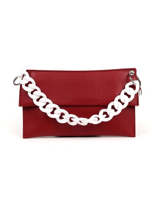 red solid regular handbag - 17990810 - Very Small Image - 1