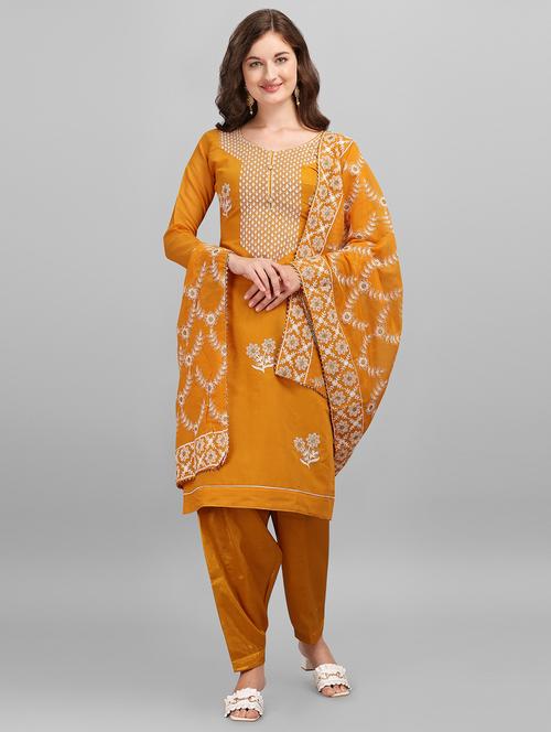 embroidered unstitched suit set  - 17991034 - Very Small Image - 1