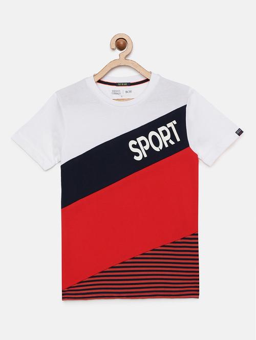 stripe printed t-shirt  - 17996304 - Very Small Image - 1