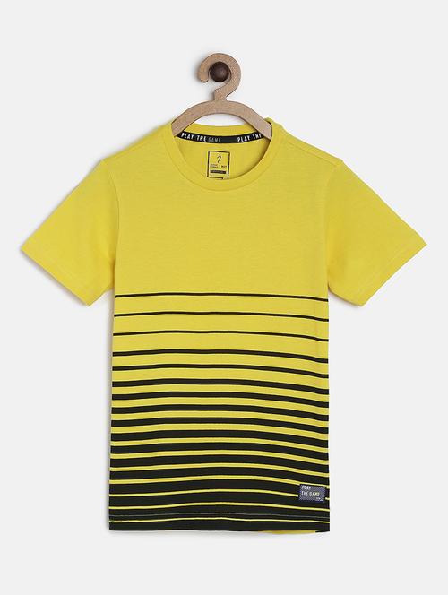 yellow striped t-shirt - 17996358 - Very Small Image - 1