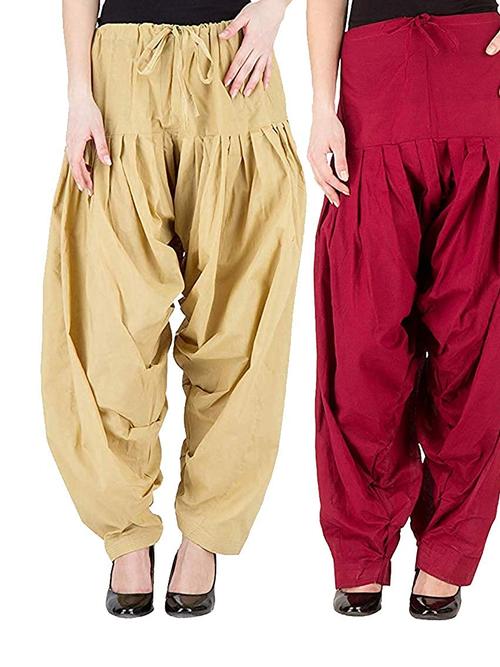 rangrez creations 100% cotton patiala salwar  - 17997986 - Very Small Image - 1