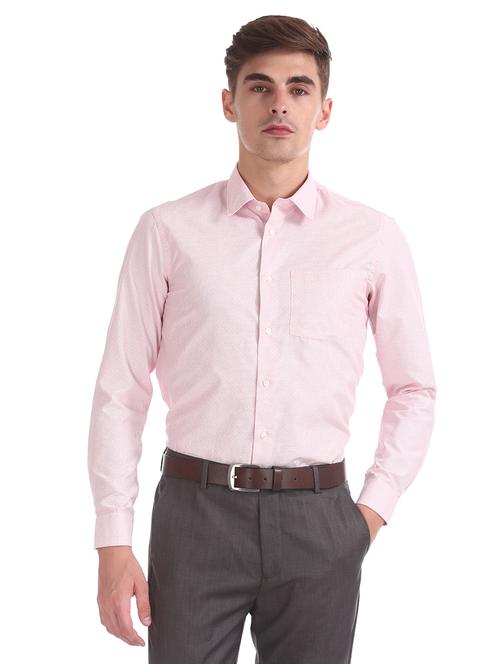 pink checkered formal shirt - 17998940 - Very Small Image - 1