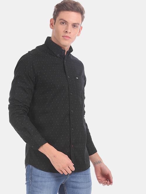 black printed casual shirt - 17999185 - Very Small Image - 1