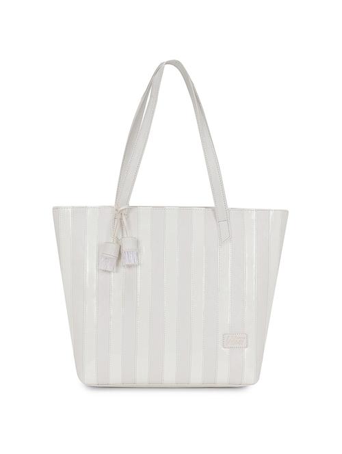 white leatherette (pu) regular tote - 17999727 - Very Small Image - 1