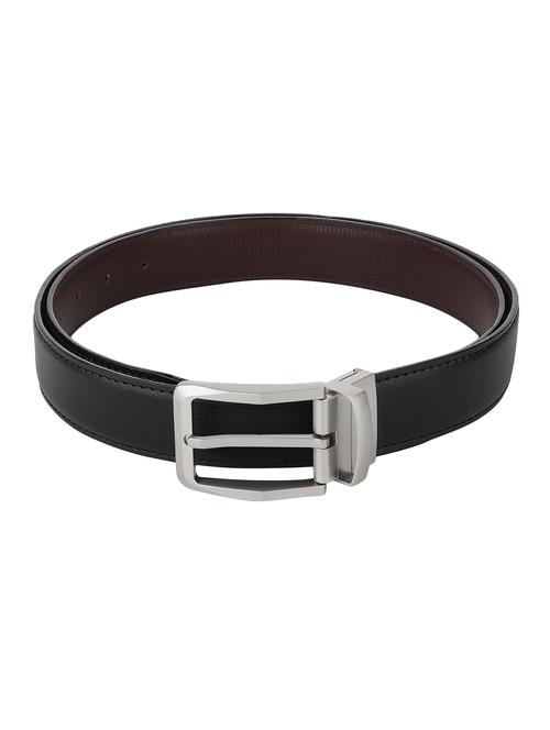 black leatherette belt - 17999901 - Very Small Image - 1