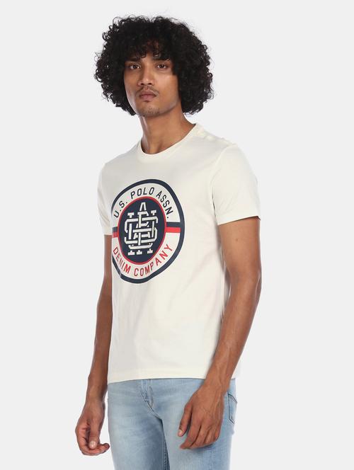 white printed t-shirt - 18001282 - Very Small Image - 1
