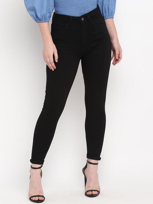 high rise solid jean - 18003759 - Very Small Image - 1