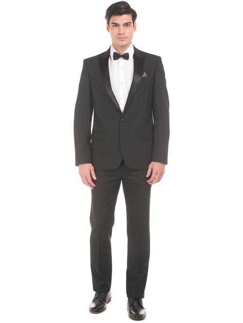 black checkered single breasted suit - 18004099 - Very Small Image - 1