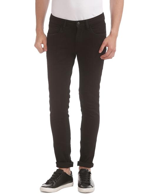 black plain denim jeans - 18004252 - Very Small Image - 1