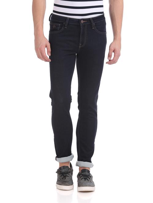 blue light washed denim jeans - 18004266 - Very Small Image - 1