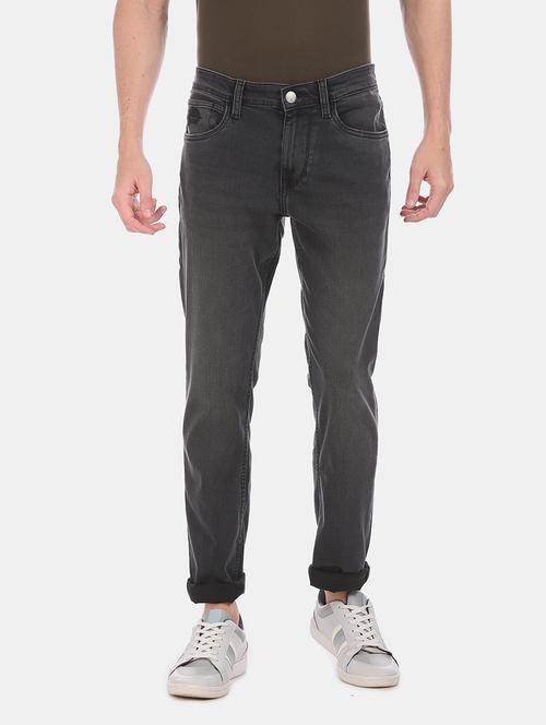 black light washed denim jeans - 18004321 - Very Small Image - 1