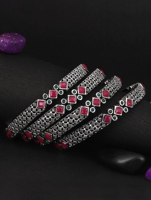 silver brass bangle - 18005630 - Very Small Image - 1