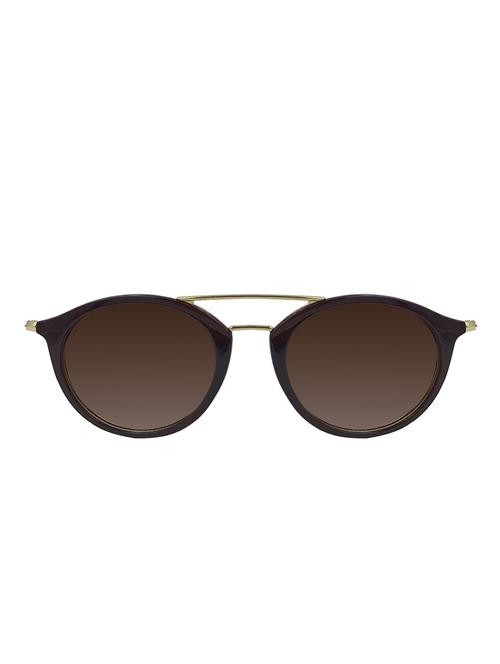 royalmede brown & golden round sunglasses for men & women  - 18008588 - Very Small Image - 1