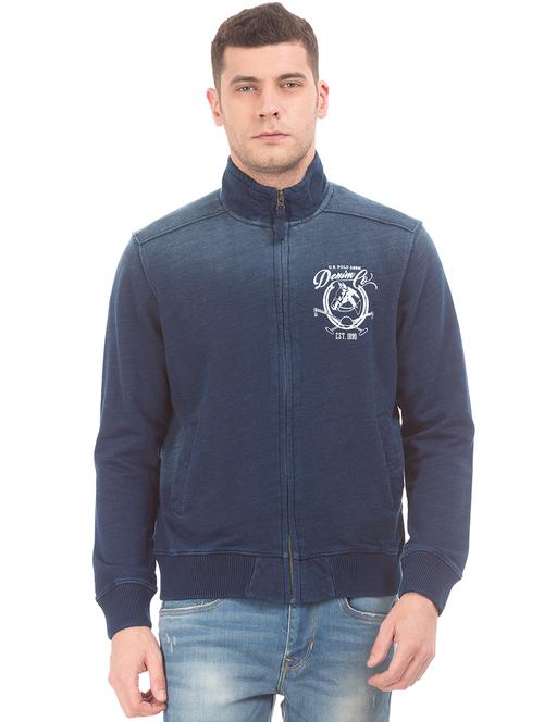 blue printed bomber jacket - 18008927 - Very Small Image - 1